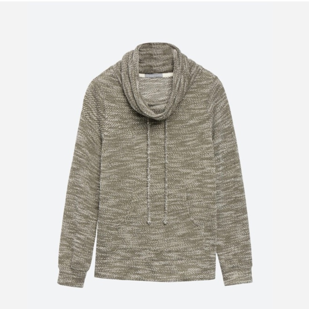 Loveappella Evie drawstring funnel neck sweatshirt